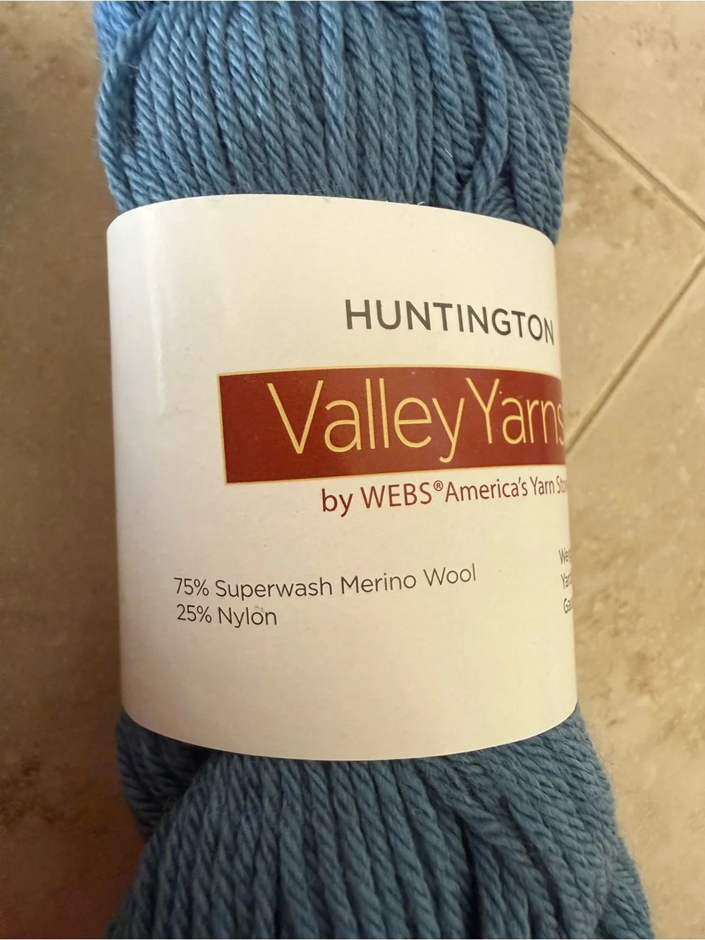 Valley Yarns Huntington Superwash Merino Wool - Dusty Blue